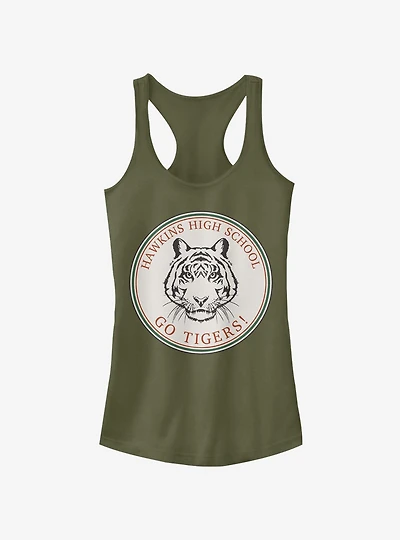 Stranger Things Hawkins Go Tigers Girls Tank