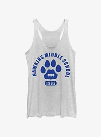 Stranger Things Hawkins Cubs Paw Emblem Girls Tank