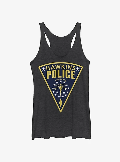 Stranger Things Hawkins Police Seal Girls Tank