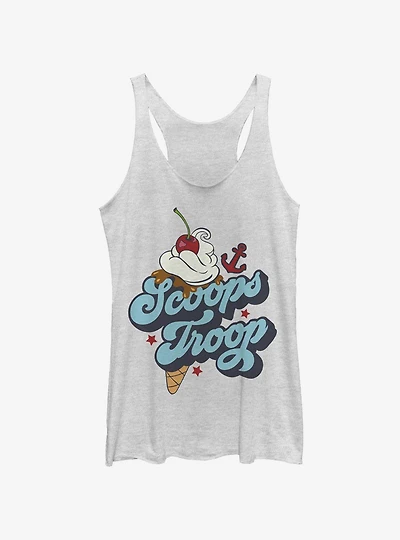 Stranger Things Scoops Troop Ice Cream Girls Tank Top