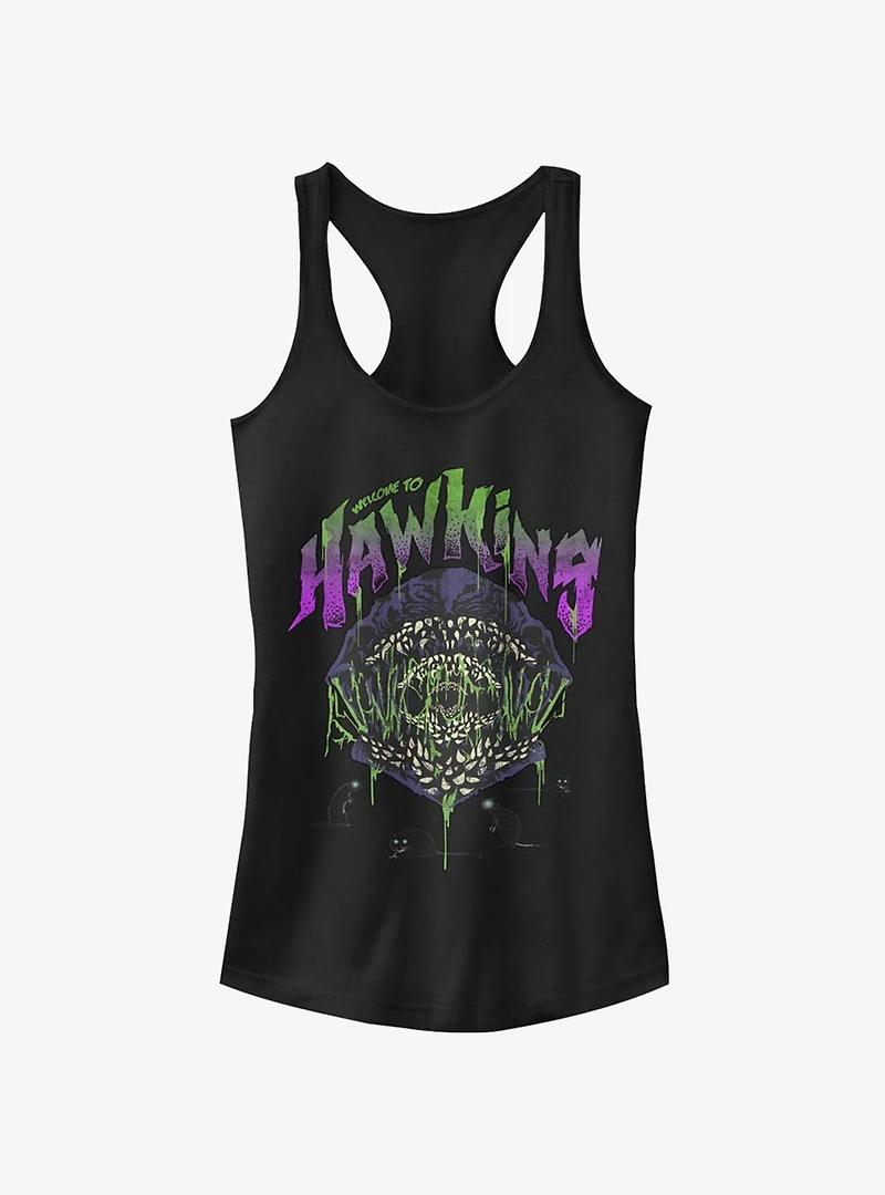 Stranger Things Welcome To Hawkins Girls Tank