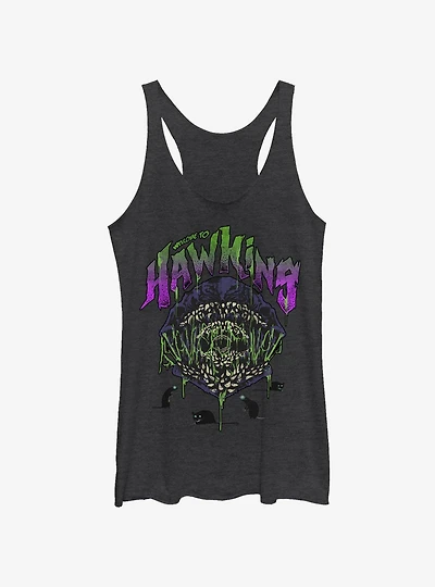 Stranger Things Welcome To Hawkins Girls Tank