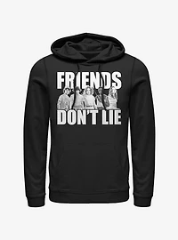 Stranger Things Cast Friends Don't Lie Hoodie