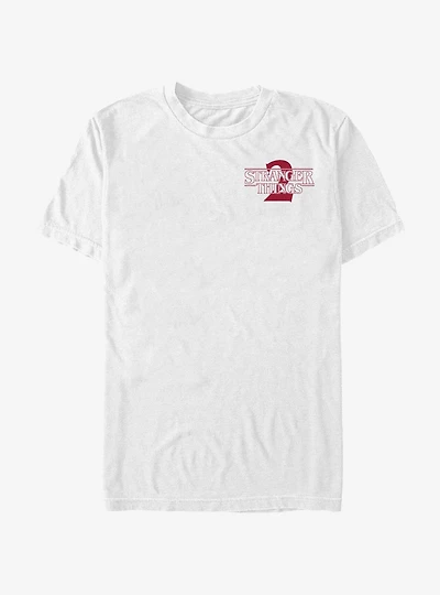 Stranger Things Two Solid Pocket T-Shirt