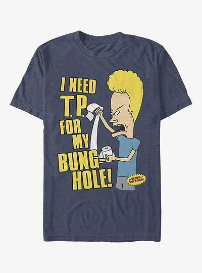 Beavis and Butt-Head Cornholio I Need T.P. For My Bunghole T-Shirt