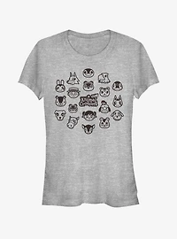 Animal Crossing New Horizons Group Girls T-Shirt