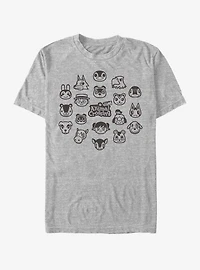 Animal Crossing New Horizons Group T-Shirt