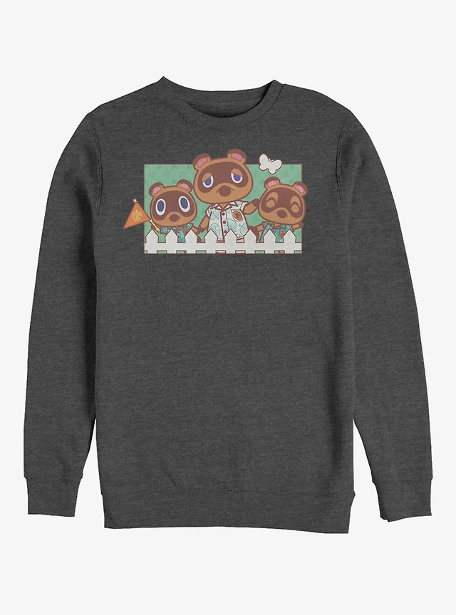 Hot Topic Animal Crossing Nook Family Sweatshirt Liberty Center