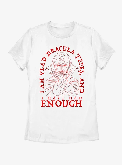 Castlevania Had Enough Womens T-Shirt
