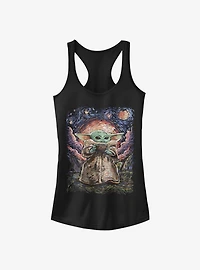 Star Wars The Mandalorian Child Starry Night Girls Tank