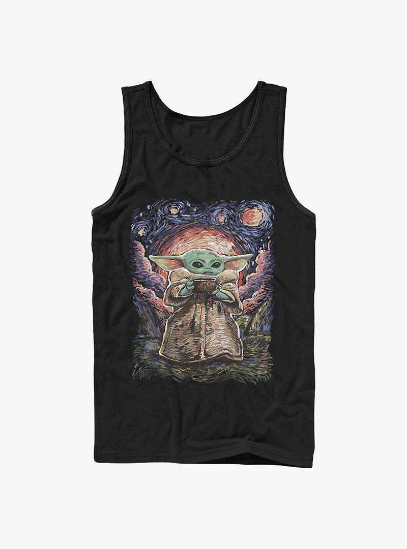 Star Wars The Mandalorian Child Starry Night Tank Top