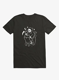 Death Rides A Black Cat T-Shirt