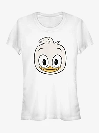 Disney DuckTales Dewey Big Face Girls T-Shirt