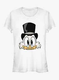 Disney DuckTales Scrooge Big Face Girls T-Shirt