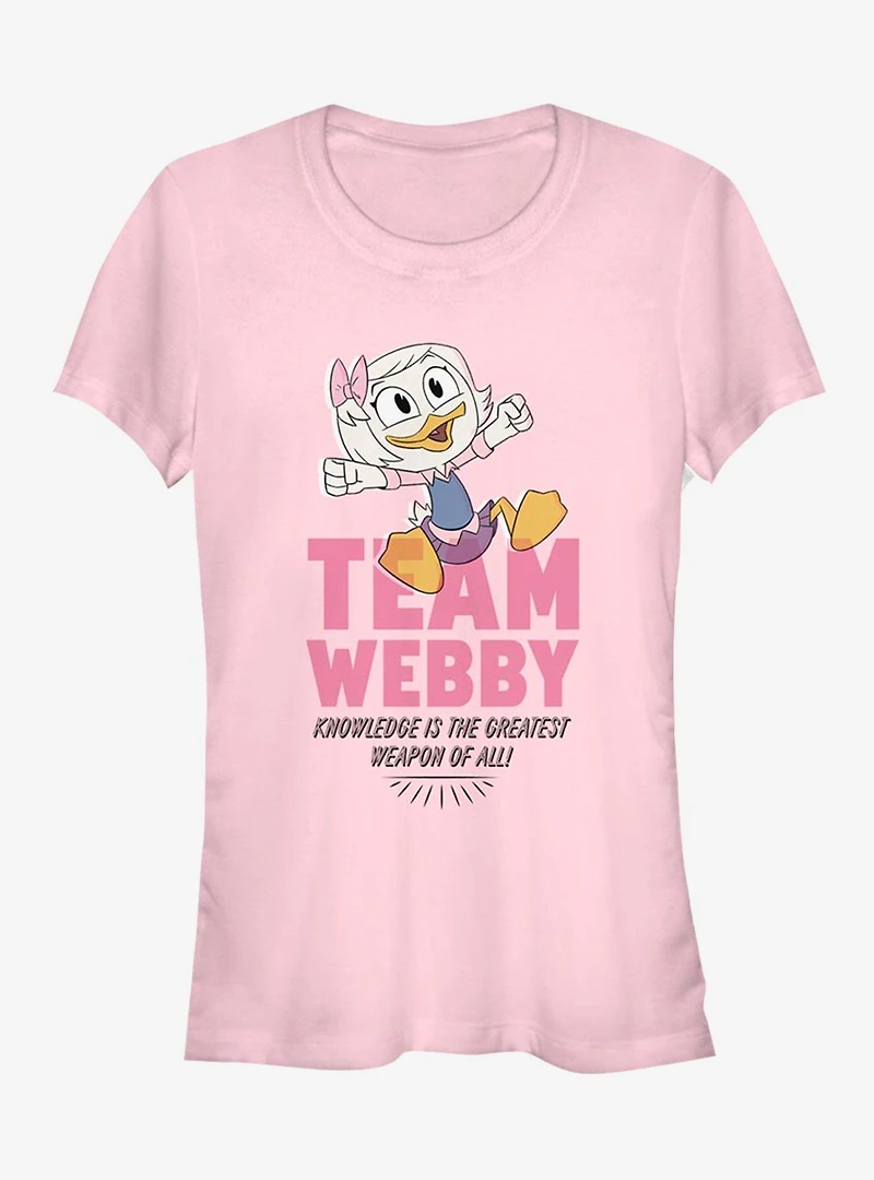 Disney DuckTales Team Webby Pink Girls T-Shirt