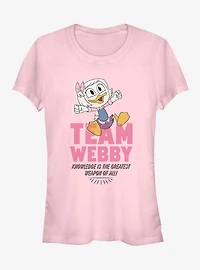 Disney DuckTales Team Webby Pink Girls T-Shirt