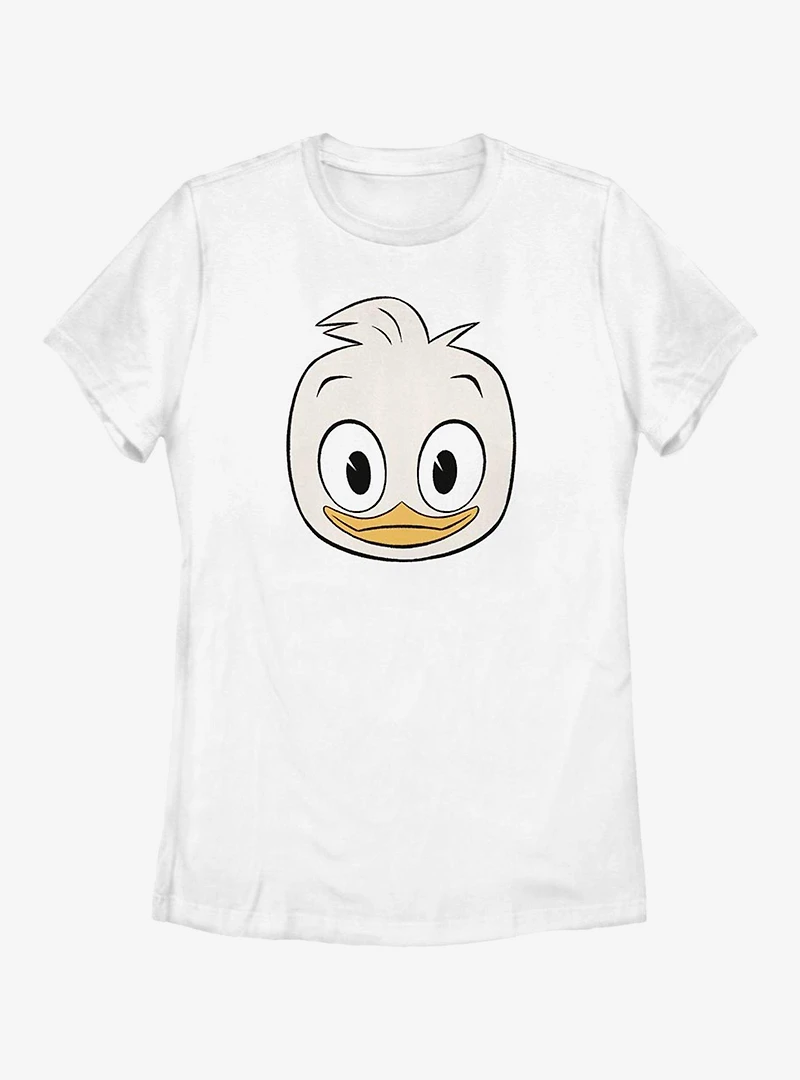 Disney DuckTales Dewey Big Face Womens T-Shirt