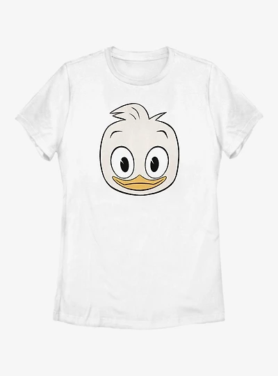 Disney DuckTales Dewey Big Face Womens T-Shirt