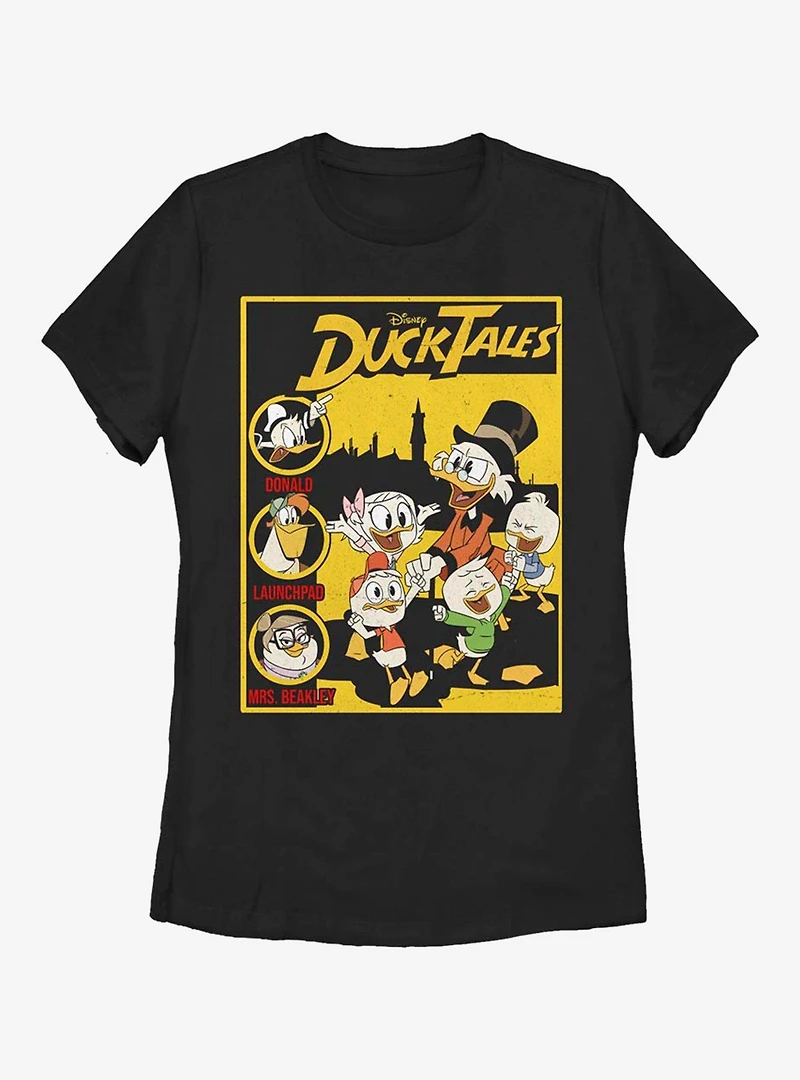 Disney DuckTales Cover Womens T-Shirt