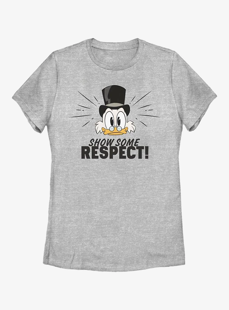 Disney DuckTales Show Some Respect Womens T-Shirt