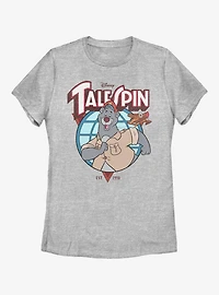 Disney TaleSpin Baloo Badge Womens T-Shirt