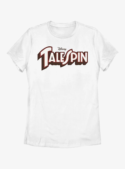 Disney TaleSpin Logo Spin Womens T-Shirt