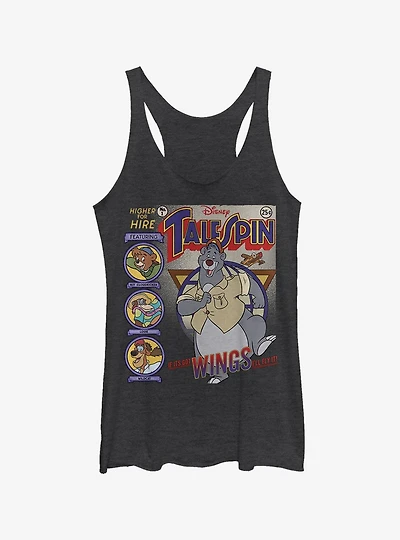 Disney TaleSpin Tales Cover Womens Tank Top