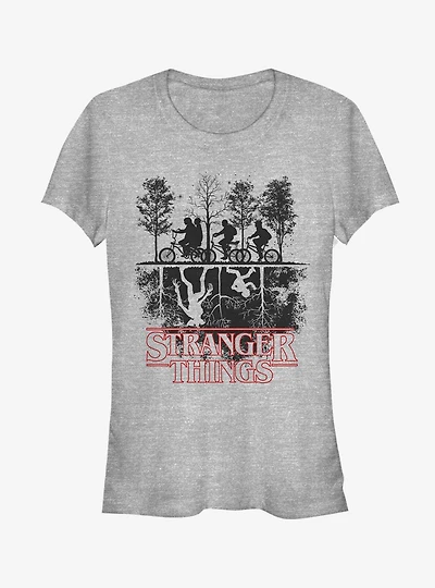 Stranger Things Upside Down Girls T-Shirt