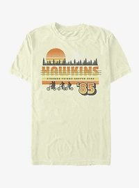 Stranger Things Hawkins Vintage Sunsnet T-Shirt