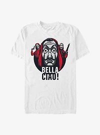 La Casa De Papel Ciao Circle Trio T-Shirt