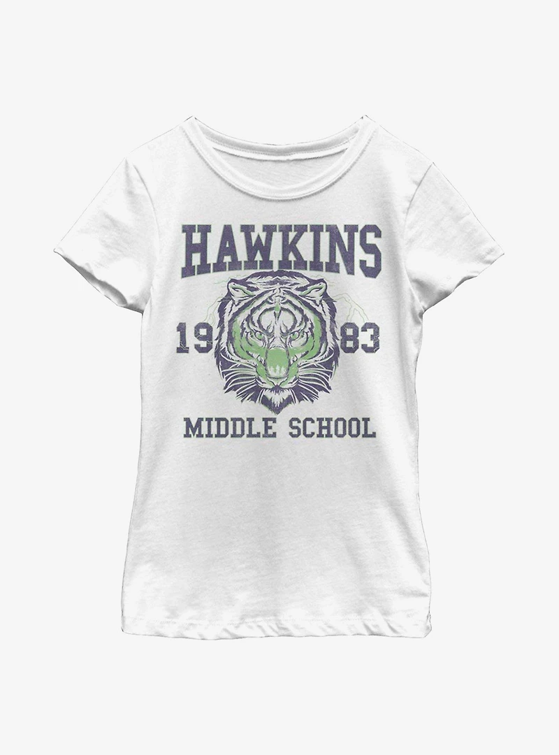 Stranger Things Tiger Sep Youth Girls T-Shirt