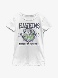 Stranger Things Tiger Sep Youth Girls T-Shirt