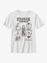 Stranger Things DND Classes Youth T-Shirt