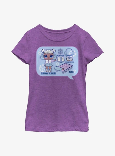 L.O.L. Surprise! SnowAngel CutOut Youth Girls T-Shirt