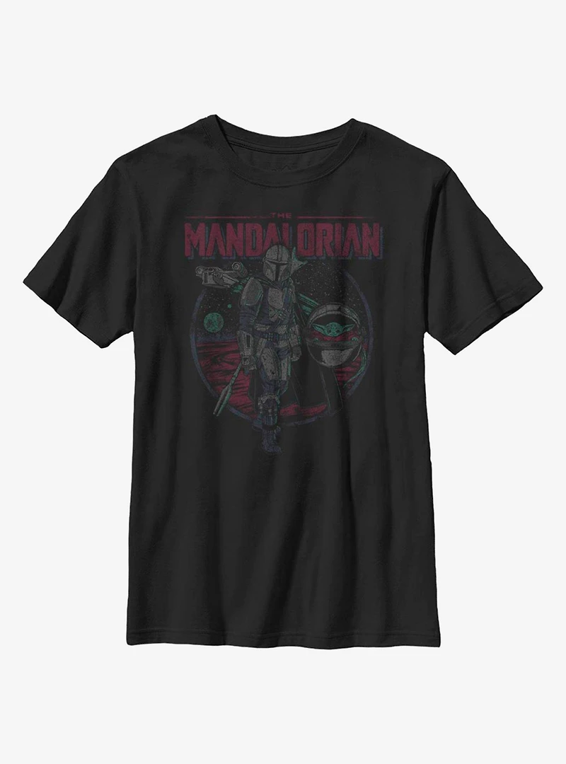 Star Wars The Mandalorian Child Adorable Space Muppet Youth T-Shirt