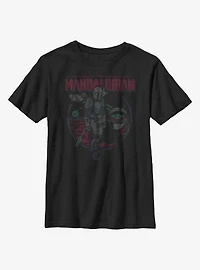 Star Wars The Mandalorian Child Adorable Space Muppet Youth T-Shirt