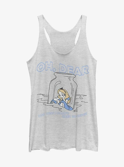 Disney Alice Wonderland Dear Tears Girls Tank