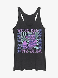 Disney Alice In Wonderland Mad Here Trip Girls Tank