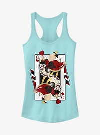Disney Alice Wonderland Queen Of Hearts Girls Tank