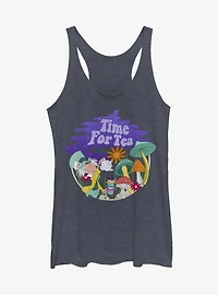 Disney Alice In Wonderland Tea Time Filled Girls Tank
