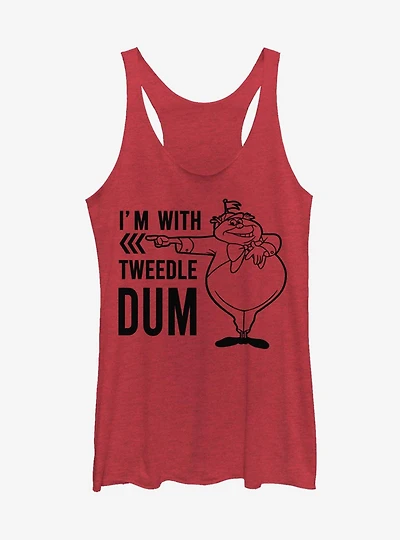 Disney Alice Wonderland Tweedle Dum Dee Girls Tank
