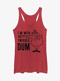 Disney Alice Wonderland Tweedle Dum Dee Girls Tank