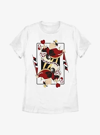 Disney Alice Wonderland Queen Of Hearts Womens T-Shirt
