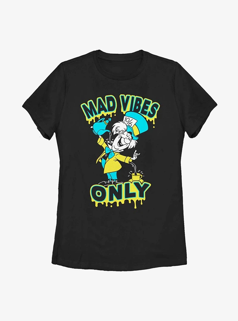Disney Alice Wonderland Spill It Hatter Womens T-Shirt