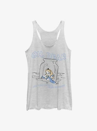 Disney Alice Wonderland Wish I Hadn't Cried So Much Womens Tank Top
