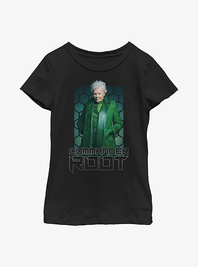 Disney Artemis Fowl Commander Root Hero Youth Girls T-Shirt