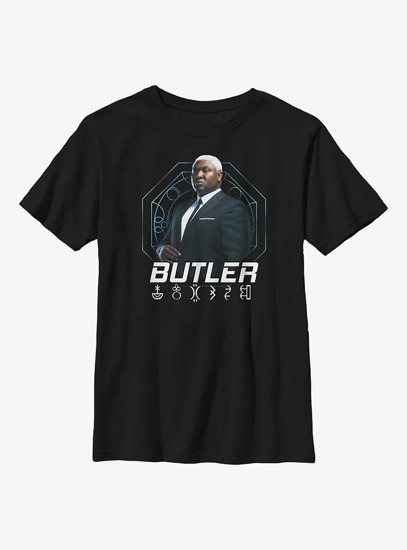 Disney Artemis Fowl Butler Hero Shot Youth T-Shirt