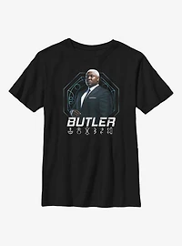 Disney Artemis Fowl Butler Hero Shot Youth T-Shirt