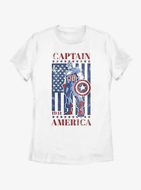 Marvel Captain America Legend Womens T-Shirt
