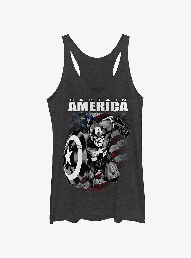 Marvel Captain America Legend Womens Tank Top